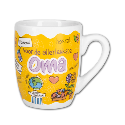 Taza amarilla Abuela