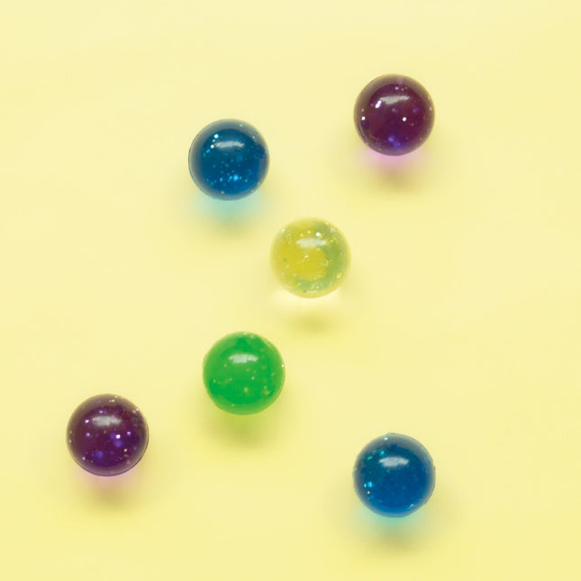 Breakout presenta Bolas saltarinas Purpurina 15cm 6pcs
