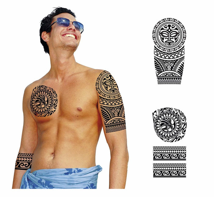 Tatuajes Negros Falsos Hombres