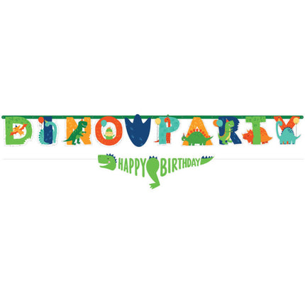 Guirnalda de letras Dino 2,3 m