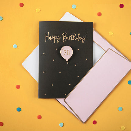 Tarjeta de felicitación Feliz Cumpleaños 30 Años 14.8cm