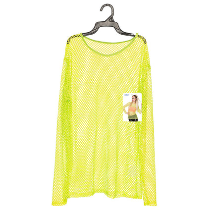 Camiseta de rejilla amarillo neón Mat M/L