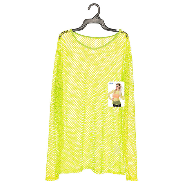 Camiseta de rejilla amarillo neón Mat M/L