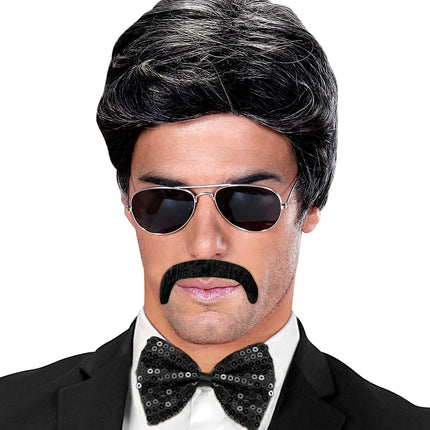 Bigote Falso Negro Macho