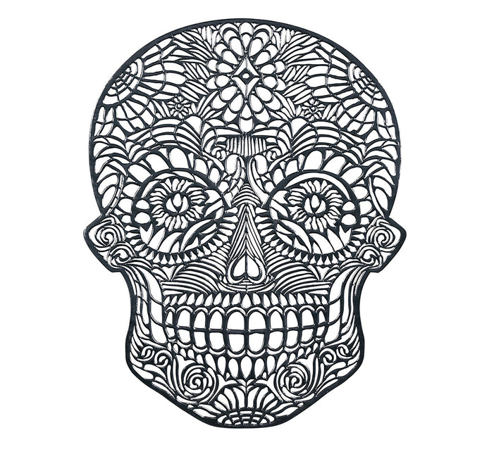 Mantel Individual Halloween Calavera 38cm