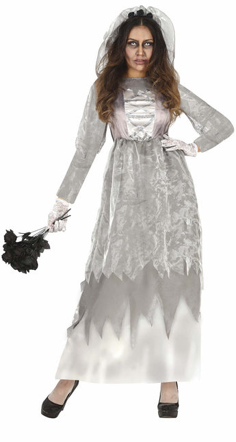 Disfraz de novia fantasma de Halloween para mujer