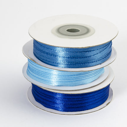 Cinta de raso Azul claro 3mm 50m