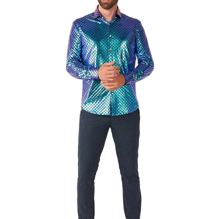 Camisa Disco Sirena Hombre <tc>OppoSuits</tc>