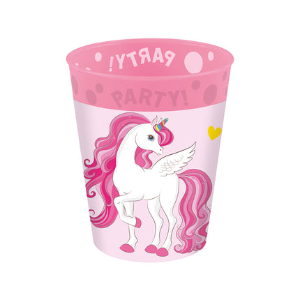 Vaso Unicornio Reutilizable 250ml