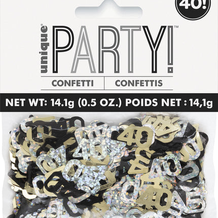 40 Años Confetti Bolsa 14gr