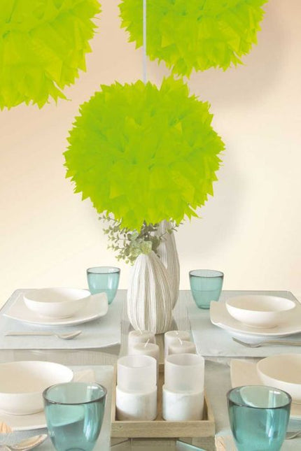 Pompón Verde Neón 30cm