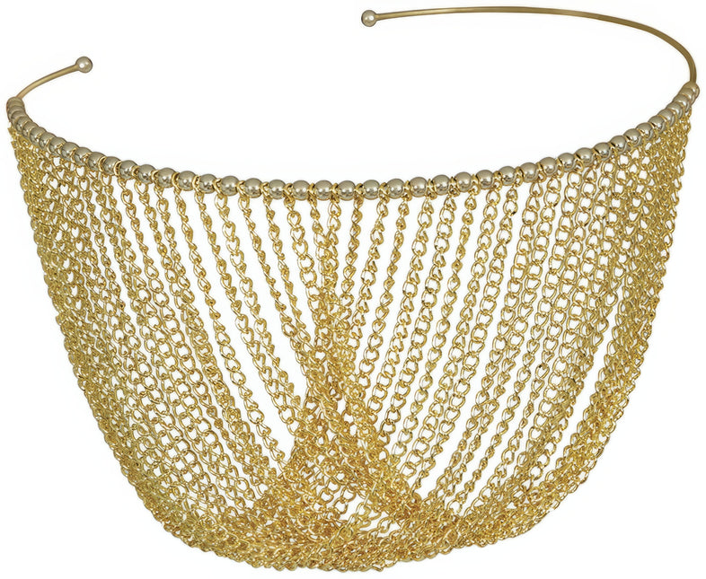 Collar Disco 70S Oro