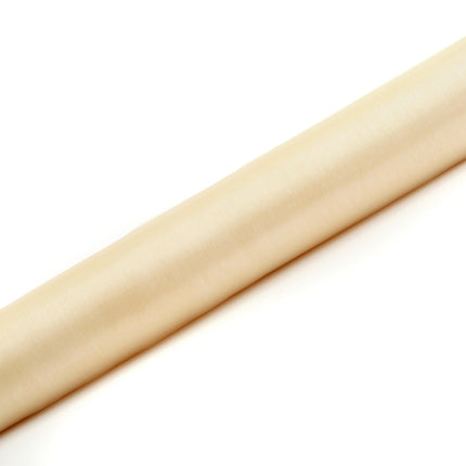 Tela Organza Crema Vainilla 36cm 9m