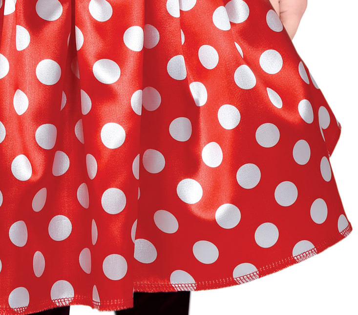 Disfraz de Minnie Mouse Rojo Blanco Bebé