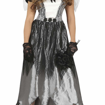 Disfraz de Novia Fantasma de Halloween Negro para Mujer
