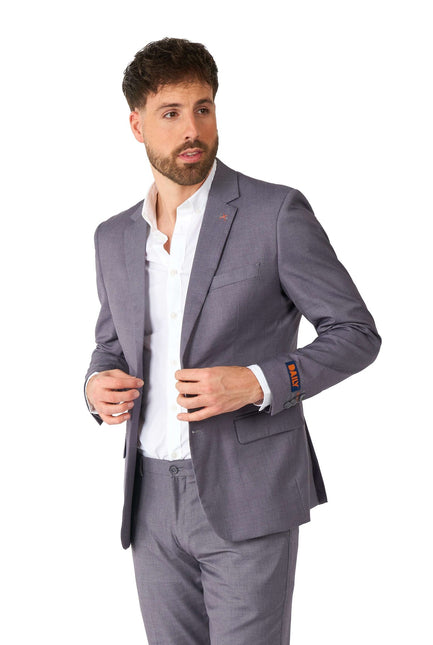 Traje Gris Oscuro Hombre <tc>OppoSuits</tc>
