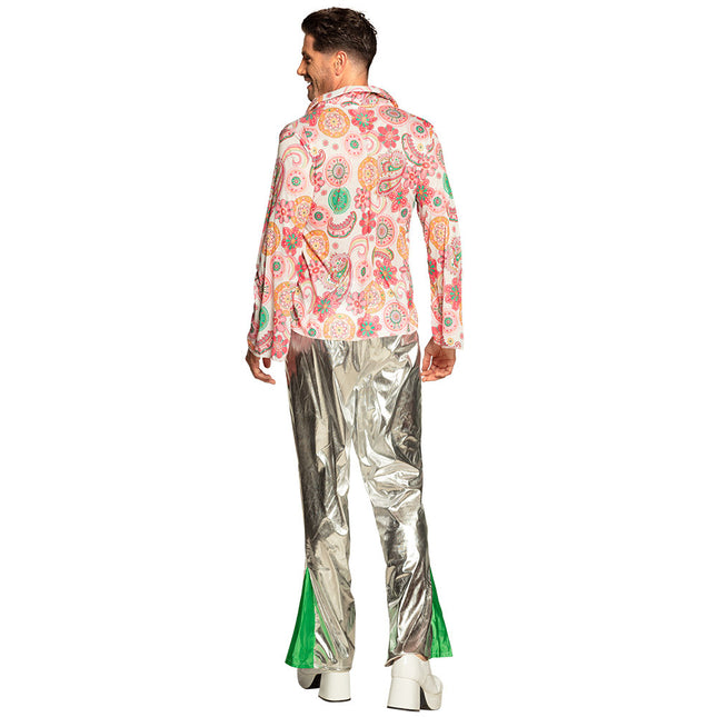 Disfraz Disco Hippie Años 70 M/L