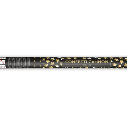 Cañón Confeti Estrellas Oro 60cm