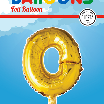 Globo Letra O Oro XL 102cm vacío