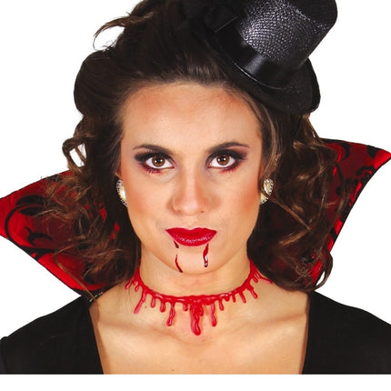 Collar de Halloween Garganta Cortada