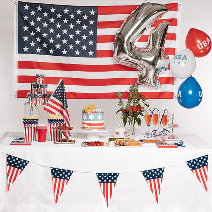 America Vasos Fiesta Papel 210ml 10pcs