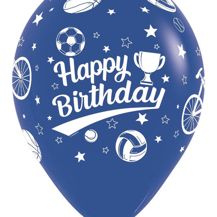 Globos Happy Birthday Sport 30cm 25pcs