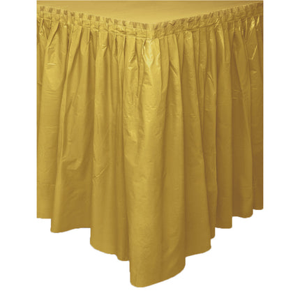 Faldón de mesa dorado 4,26 m
