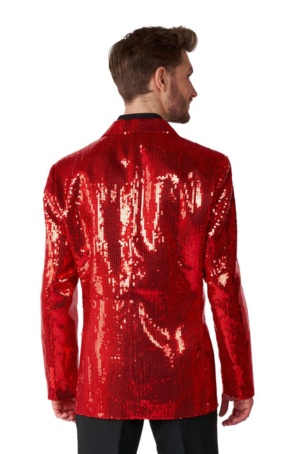 Paillet Blazer Rojo Hombre <tc>Suitmeister</tc>