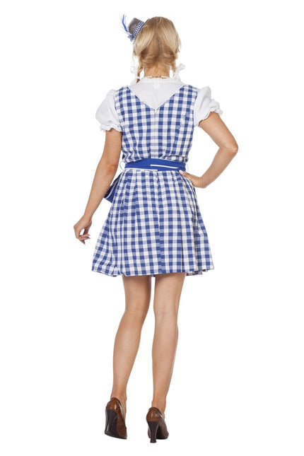 Vestido Dirndl Azul Oktoberfest Señoras