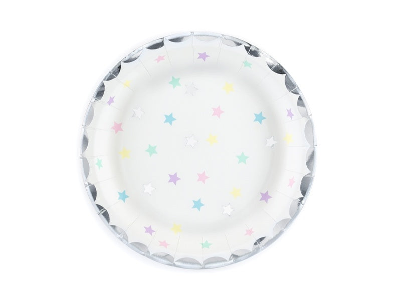 Platos estrella 18cm 6ud