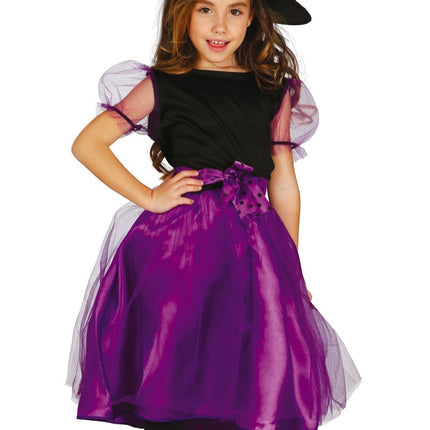 Vestido Halloween Niño Morado