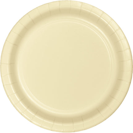 Platos Color Marfil 23cm 24uds.