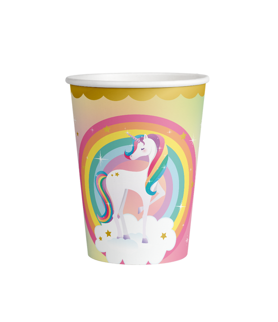 Tazas Unicornio 9cm 8uds