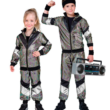 Chándal Neón 80S Defectuoso Holográfico Niño