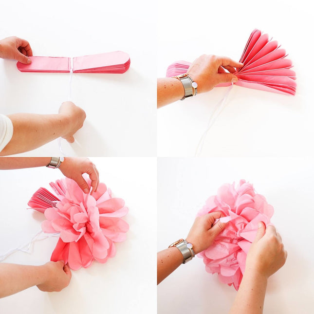 Pompón Rosa 30cm