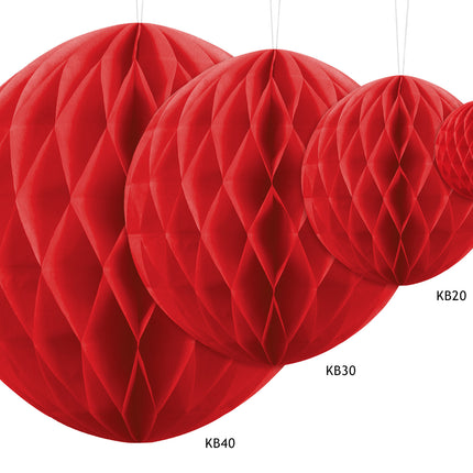 Bola Panal Roja 10cm