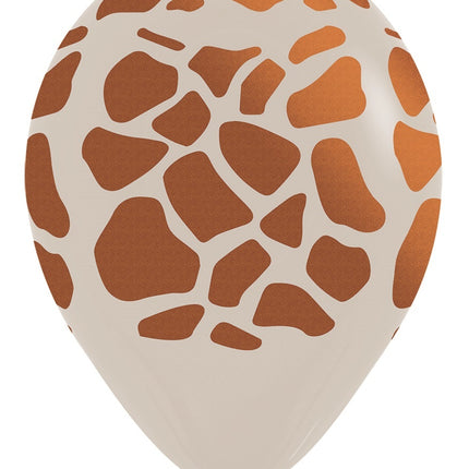 Globos Animal Print Tinta Metálica 30cm 25pcs