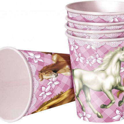 Tazas para Caballos 200ml 8ud