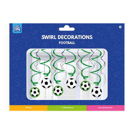 Decoración colgante de fútbol
