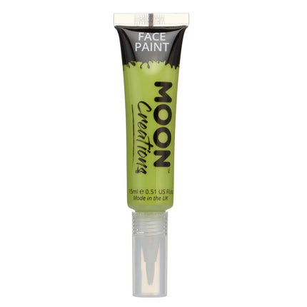 Moon Creations Pintura facial con aplicador de pintura verde lima 15ml