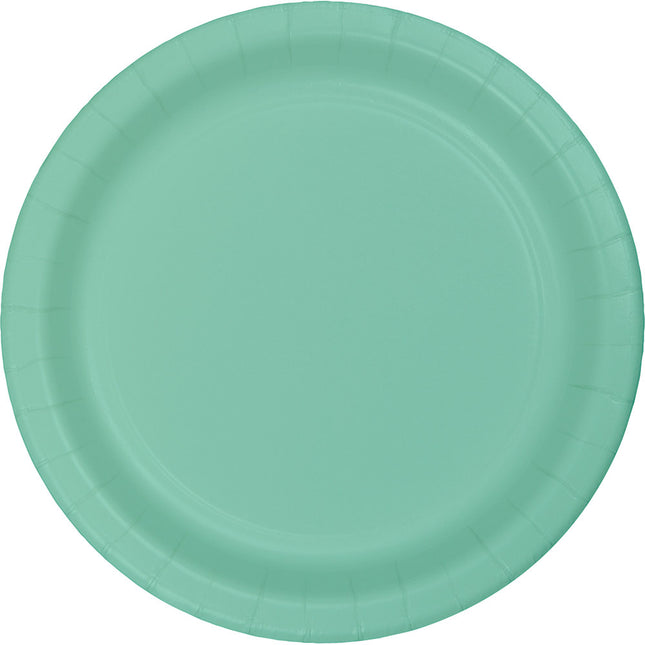 Platos verde menta 23cm 8ud