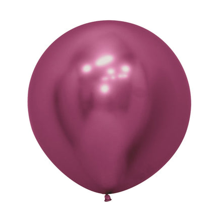 Globos Reflex Fucsia 61cm 3pcs