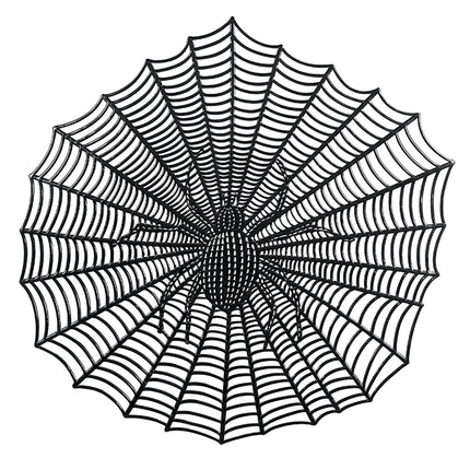 Manteles individuales de Halloween Tela de araña 38cm