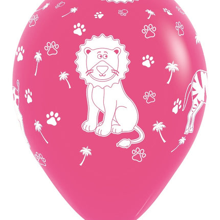 Globos Animales de la Selva Fashion Mix 30cm 25pcs