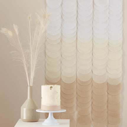 Decoración Colgante Ombre Redondos 2m