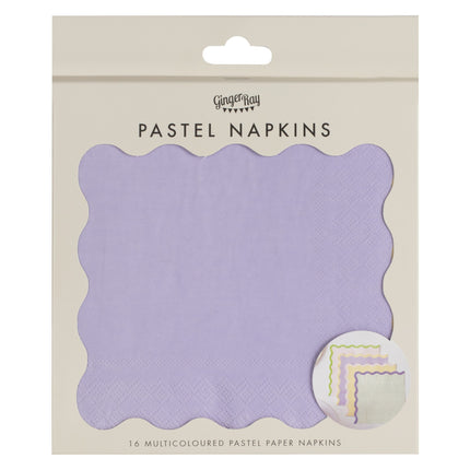 Servilletas de colores 33cm 16ud