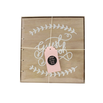 Libro de visitas Madera 21,5cm