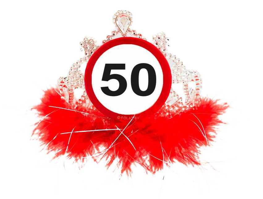 Corona 50 Años Señal de tráfico