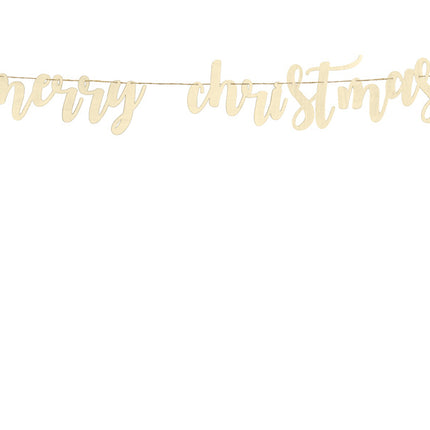 Flagline Madera Feliz Navidad 87cm