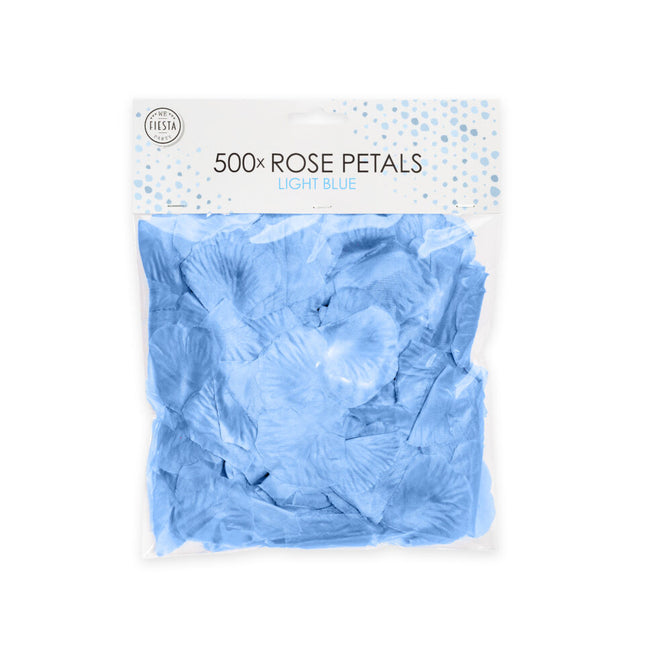 Pétalos de rosa azul claro 500ud